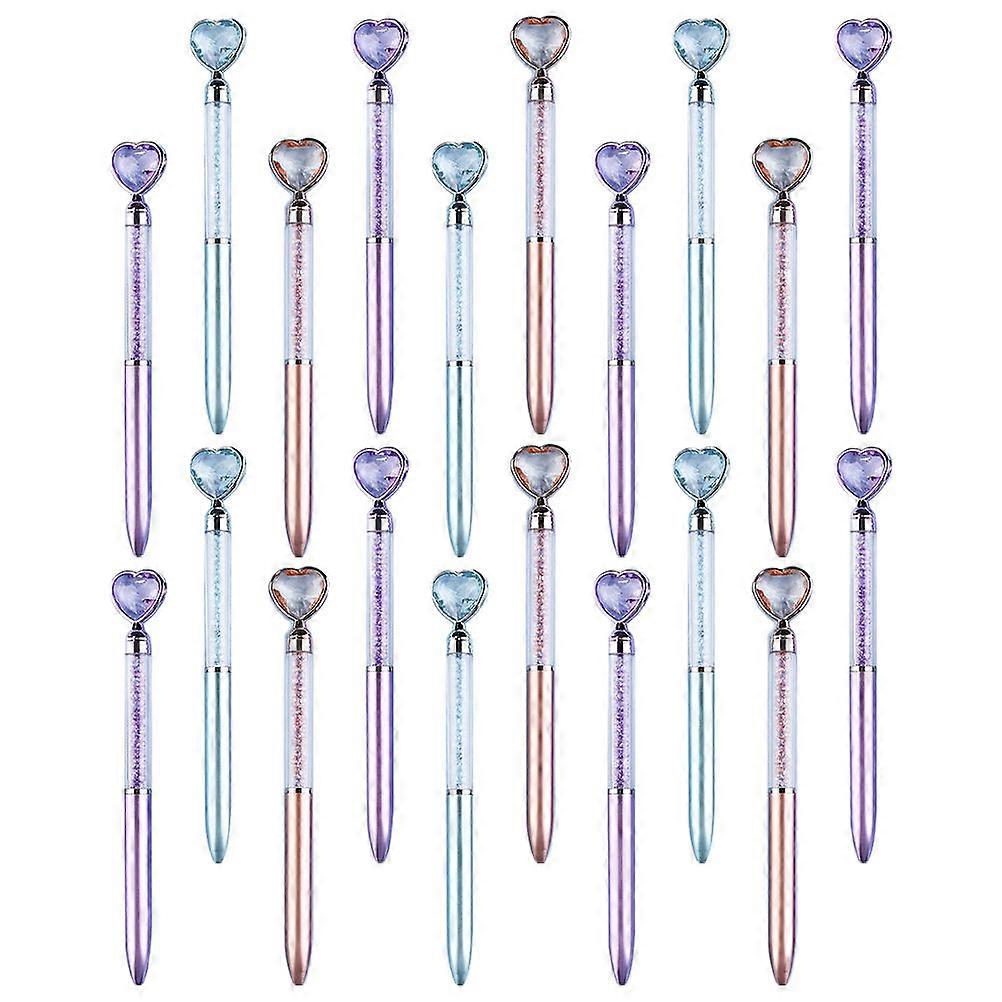 Assorted Color Crystal Ballpoint Pens Multi-Function Pen 20Pcs for Writing