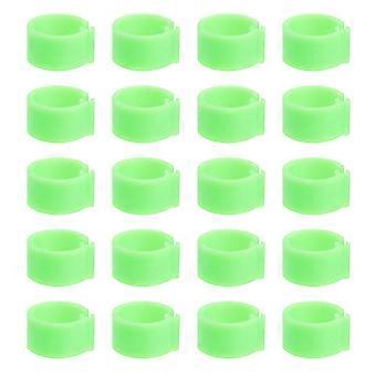 Pigeon Identification Rings Plastic Foot Rings for Pet Use 100Pcs