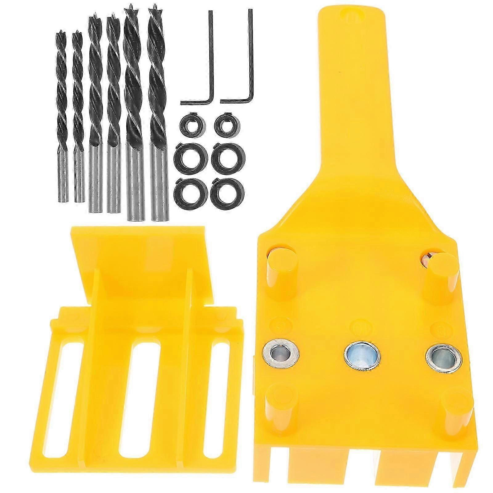 Woodworking Drill Guide Drill Bit for Precise Drilling 1Set Kit