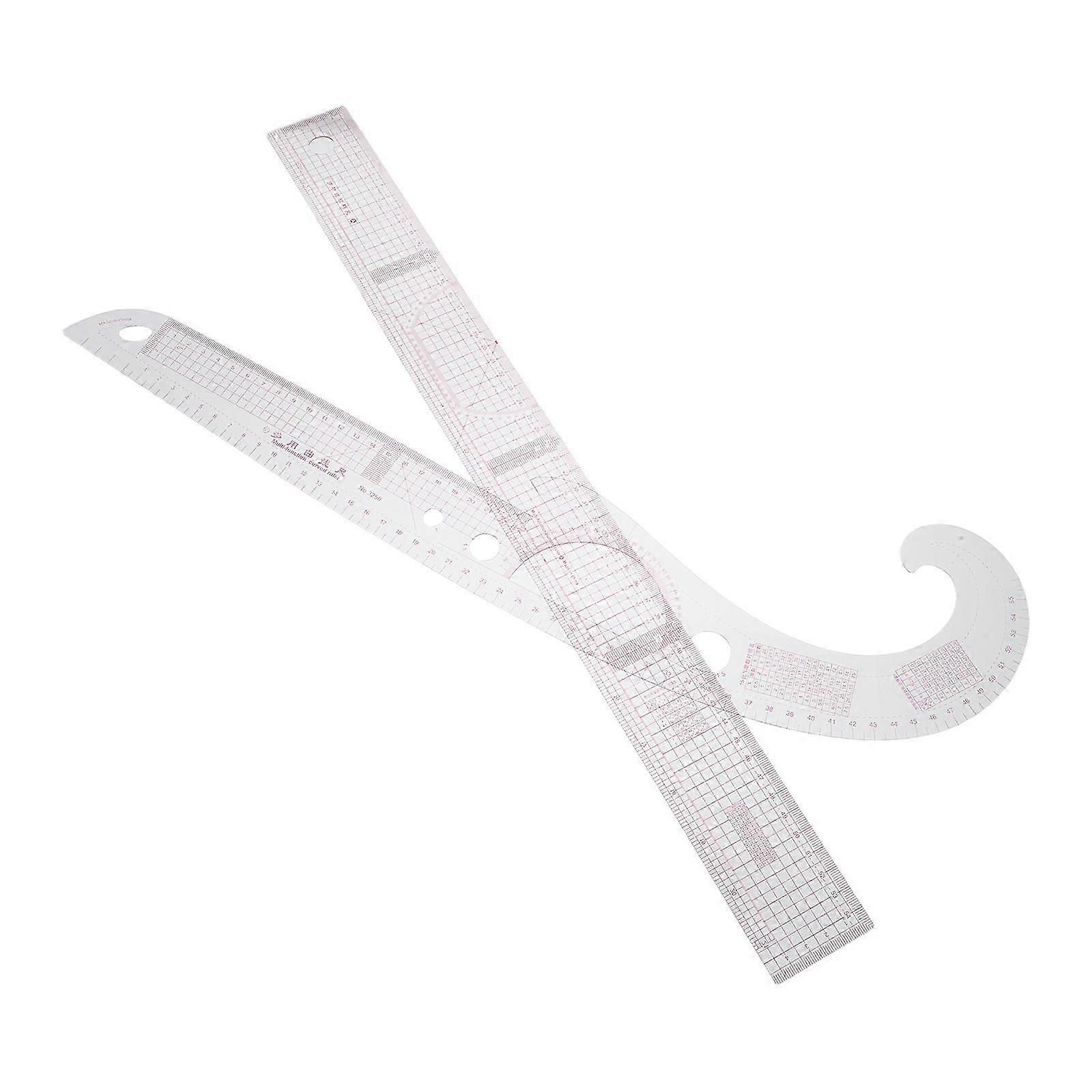 Plastic French Curve Ruler for Pattern Making Tailor Craft Tools 3Sets