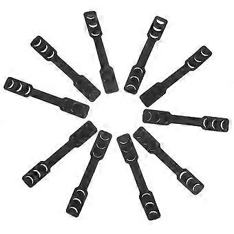 10 stuks masker band verlenging gesp verstelbare lengte masker touwen gesp masker accessoires voor oor-band masker gebruik willekeurige kleur (lang en riem gesp stijl