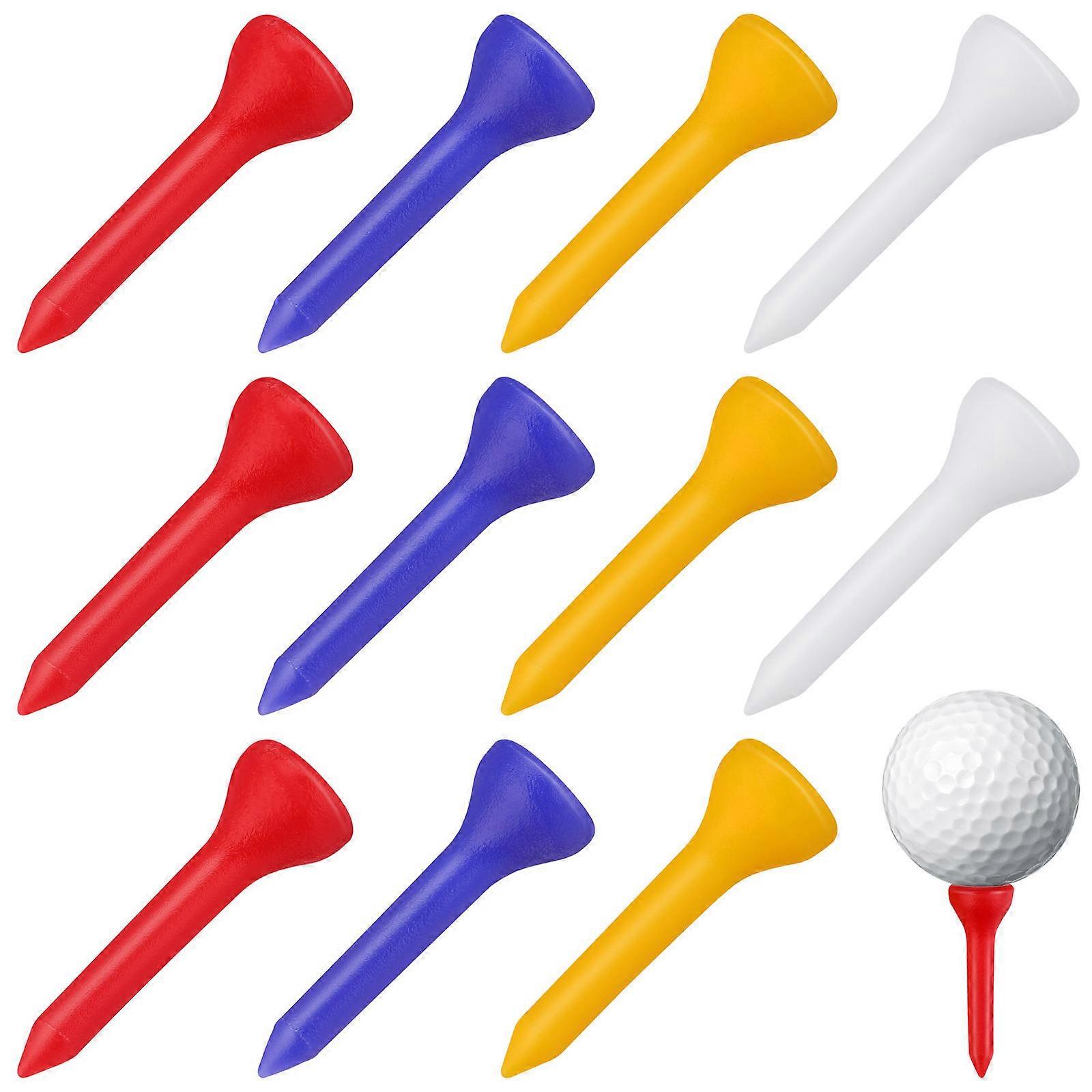 100pcs 3.5mm Plastic Tees (Mixed Color)