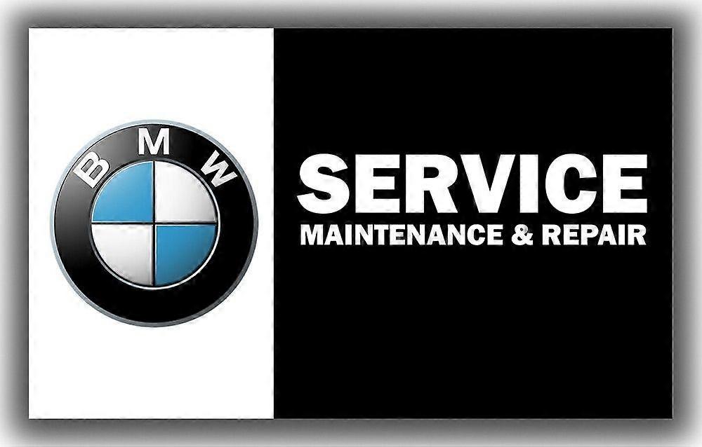 BMW bilserviceflagga D0001