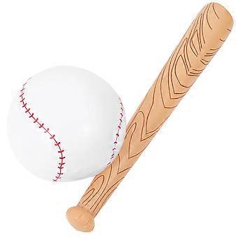 1 Set Aufblasbares Fledermausspielzeug Simulation Sportstick Tragbares aufgeblasenes Fledermausspielzeug Baseball-Requisite