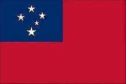 Samoa Flag CU0275