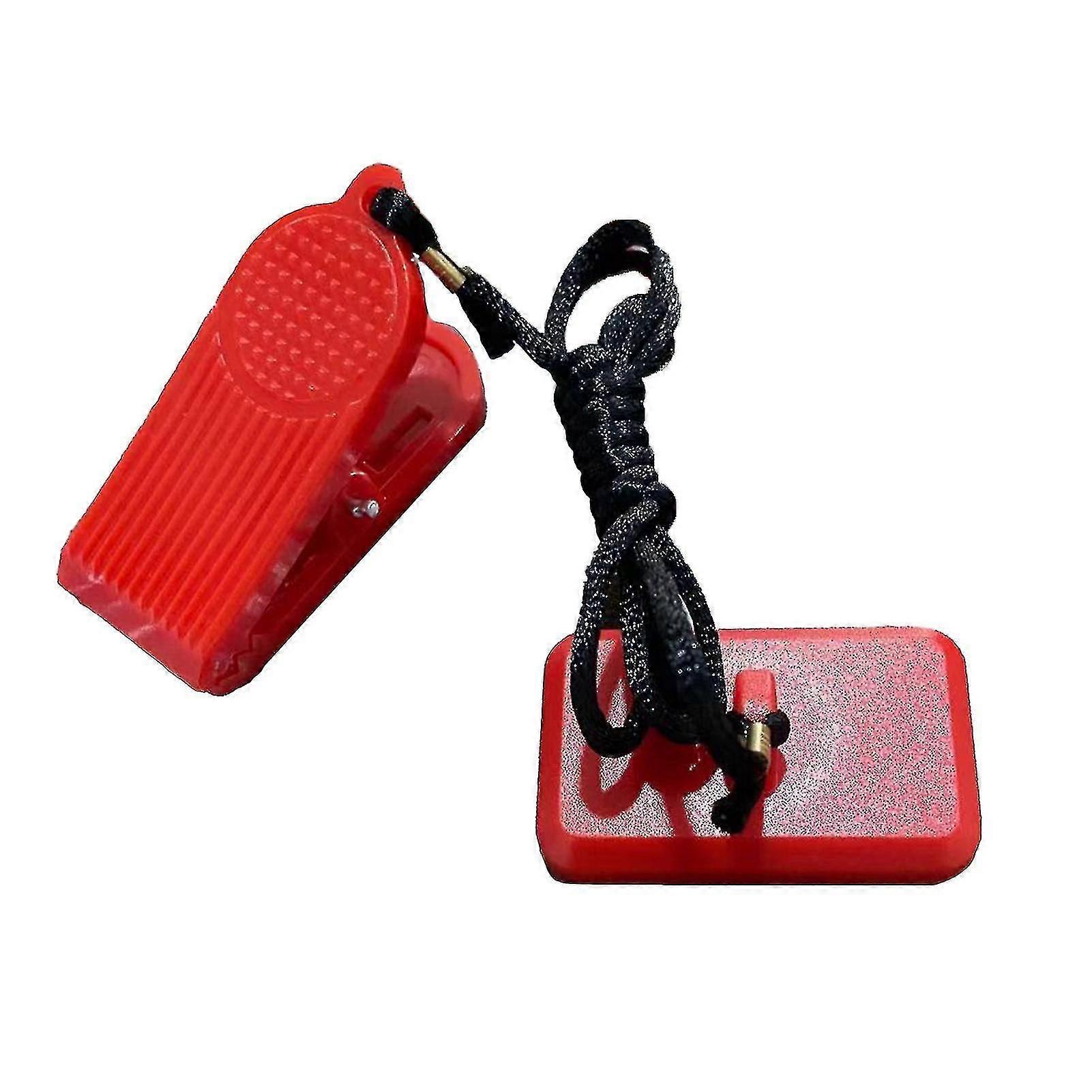 Treadmill Safety Key, Rectangle Emergency Stop Accessory, Compatible with Various Running Machines