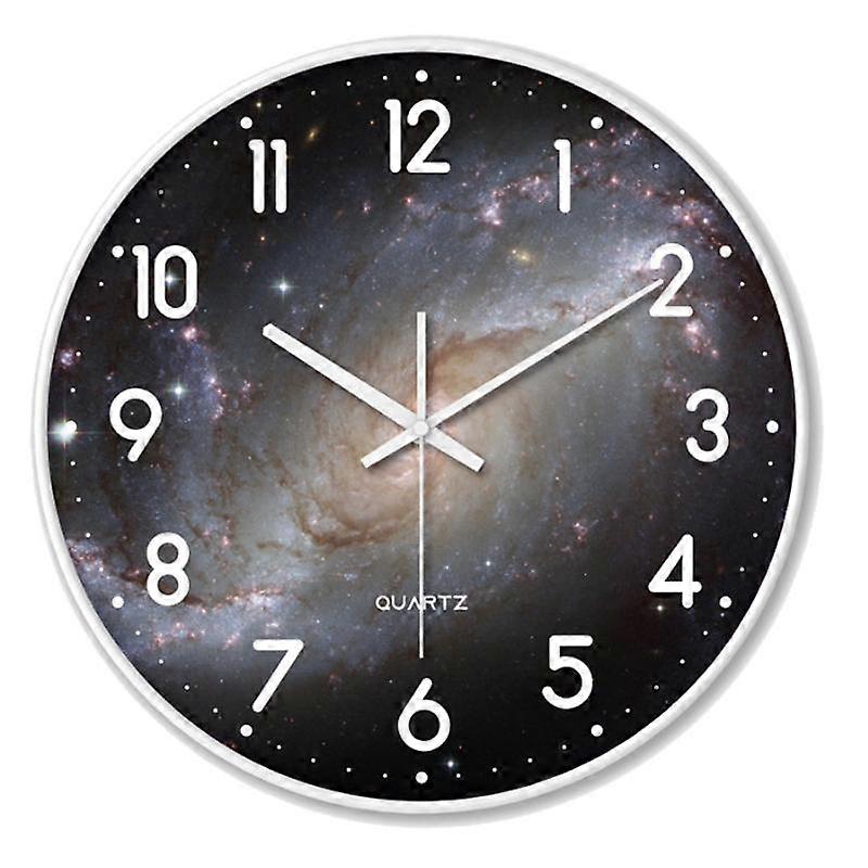 12 Inch No Drill Wall Clock Sky