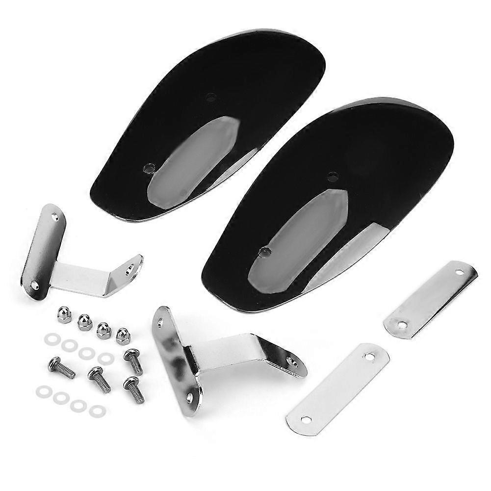 2Pcs Universal Motorcycle Hand Guard Wind Deflector Protector 10mm/0.4in