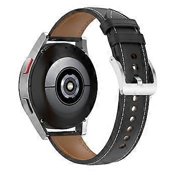 Für Samsung Galaxy Watch4 40mm / 44mm / Galaxy Watch3 41mm / Galaxy Watch Active2 40mm / 44mm / Huawei / Garmin Smart Watch 20mm Echtlederarmband Ersatz