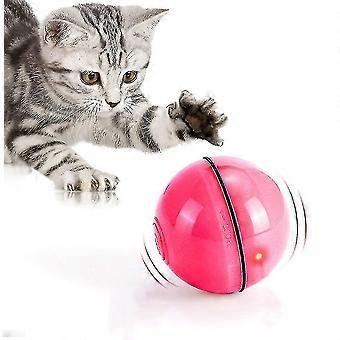Christmas Interactive Cat Toys Ball med Led Light.360 graders selvroterende Ball.usb