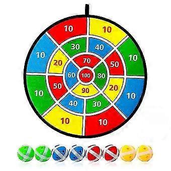 Dart juego de mesa para niños, juego temático de fiesta de Navidad Dart juego de tablero con 8 bolas pegajosas, juego de Dart de interior y al aire libre seguro para niños niñas edades 3+