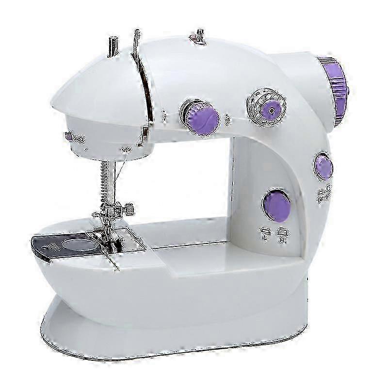 Multifunctional Mini Sewing Machine with LED Light & Foot Control