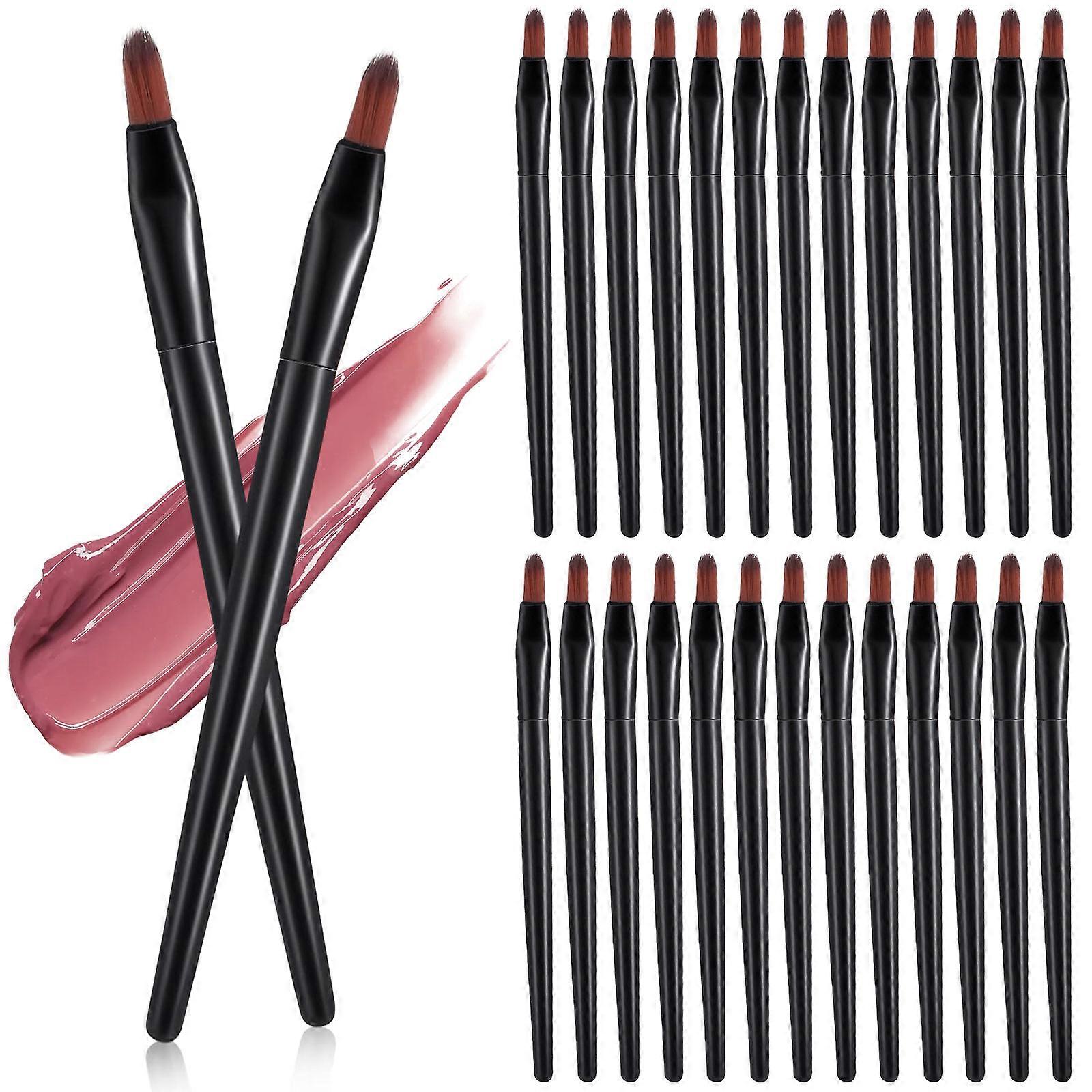 100pcs Disposable Lip Gloss Brushes Multi-function Plastic Bar Portable Lipstick Applicator Makeup Brush
