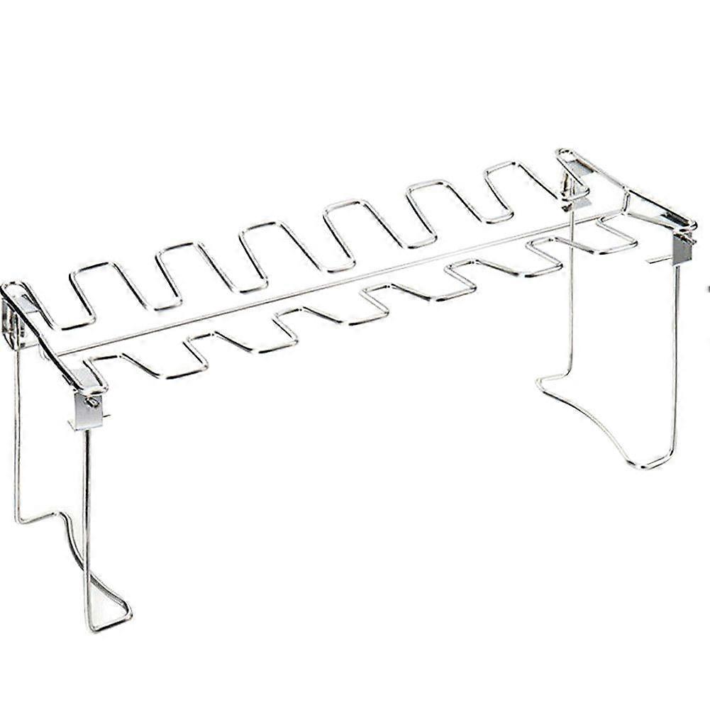 Roaster Rack Multifunctional Not Easy Fall Off Practical BBQ Chicken Drumsticks Shelf Set for Cooking