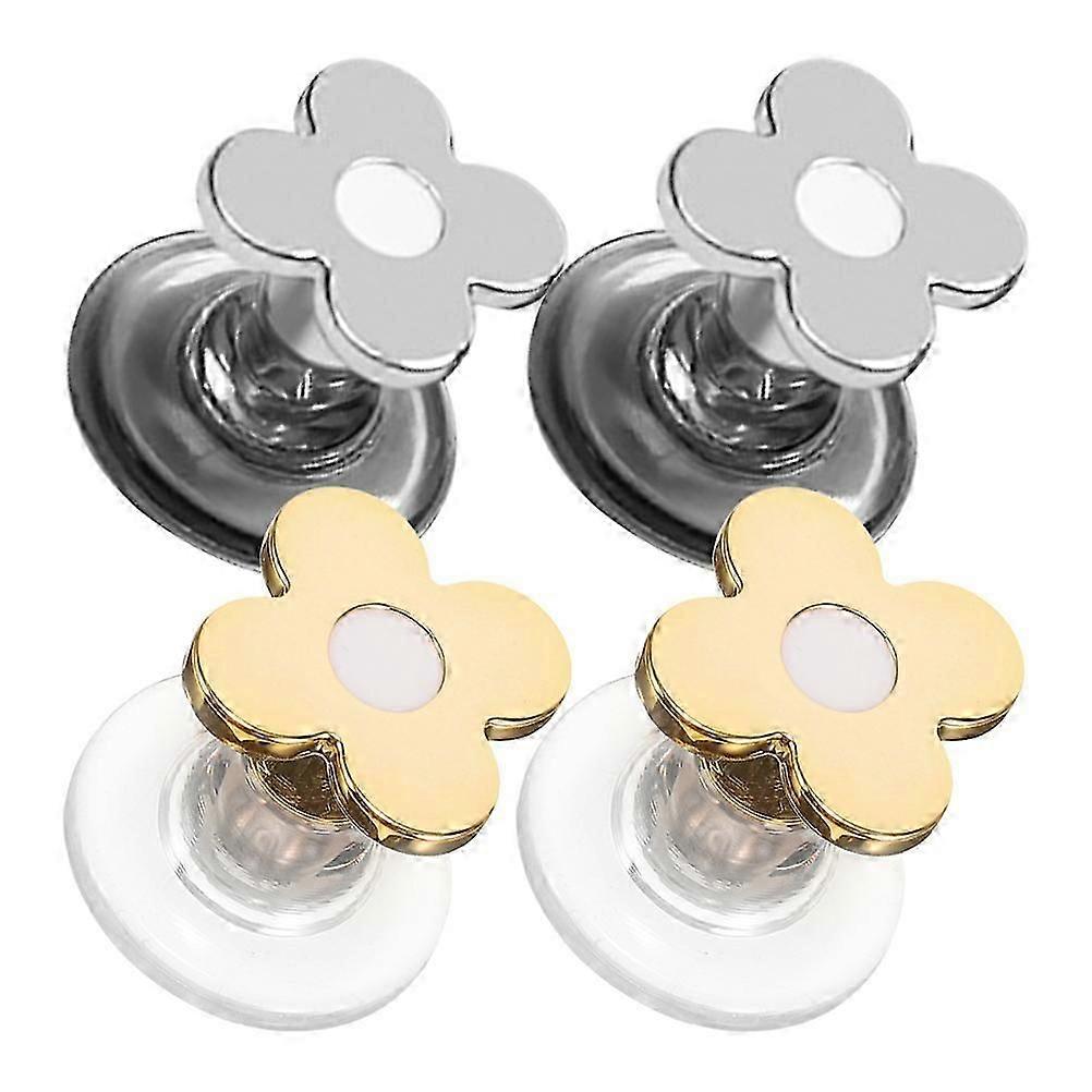 Toilet Button Handle Plastic Decorative Flush Button Handle for 16Pcs