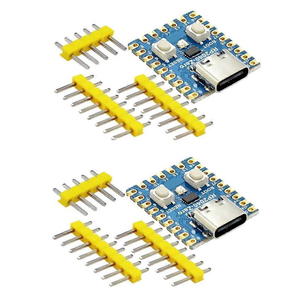 2PCS RP2040-Zero RP2040 for Raspberry Pi Microcontroller PICO Development Board Module Dual-Core M0+ Processor 2MB Flash