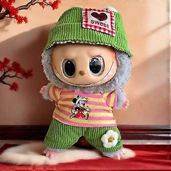 labubu doll clothes, 17cm blind box doll replacement set(Style 16)