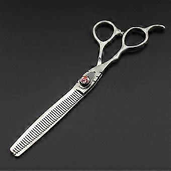 Hair Cutting Scissors 7 Inch Professional Matte Hair Scissors Japanese 440C Steel Left Handed Barber Scissors for Hair Cutting and Thinning