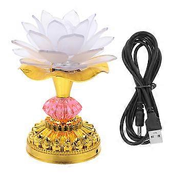 LED Lotus Lamp Boeddhistische Licht Aanbidding Lamp Boeddha Lamp Boeddhistische Hal Decoratie