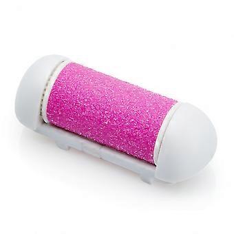 10pcs Foot Grinder Replacement Tool Foot Dead Skin Removal Roller Exfoliator Cuticles Callus Remover Head (Pink)