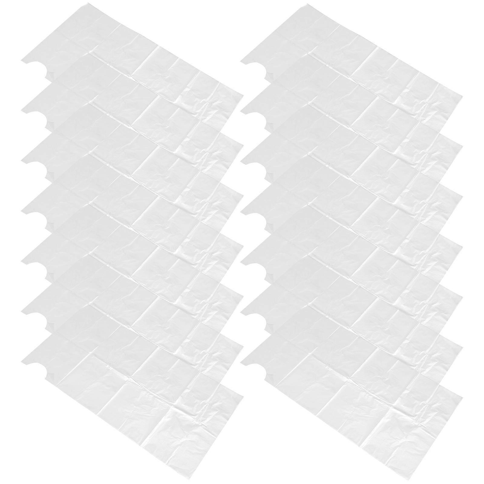 Beard Catcher Disposable Sheets for Multi-Function Use 20Pcs Transparent Pe