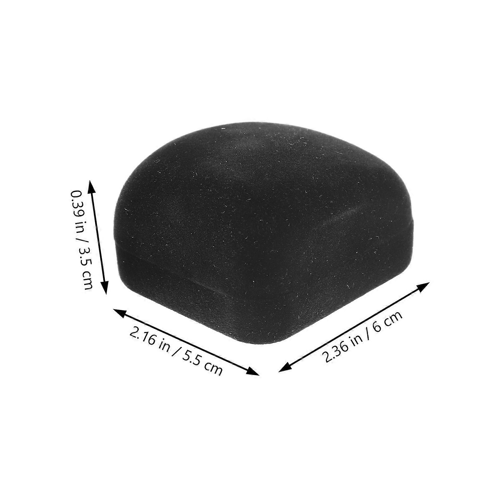 5pcs Ring Box Flocking Ring Box Ear Stud Box for Proposal Engagement Wedding