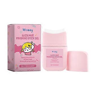 Kids Hair Styling Gel Brush for Flyaways & Bangs  Nourishing Mint, Hyaluronic Acid & Hibiscus Extract  Tames, Repairs & Adds Shine