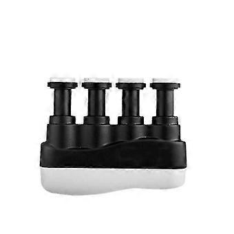 Hand Muscle Strengthener, 2 Pcs Hand and Finger Exercise Device, Adjustable Grip for 4 Fingers, Black 8.7*7.3*2.1cm nlok