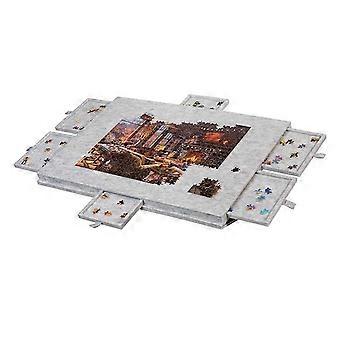 Jigsaw Puzzle Board with 2-in-1 Stand & Cover 6 Drawers for 1000 Pieces Puzzle