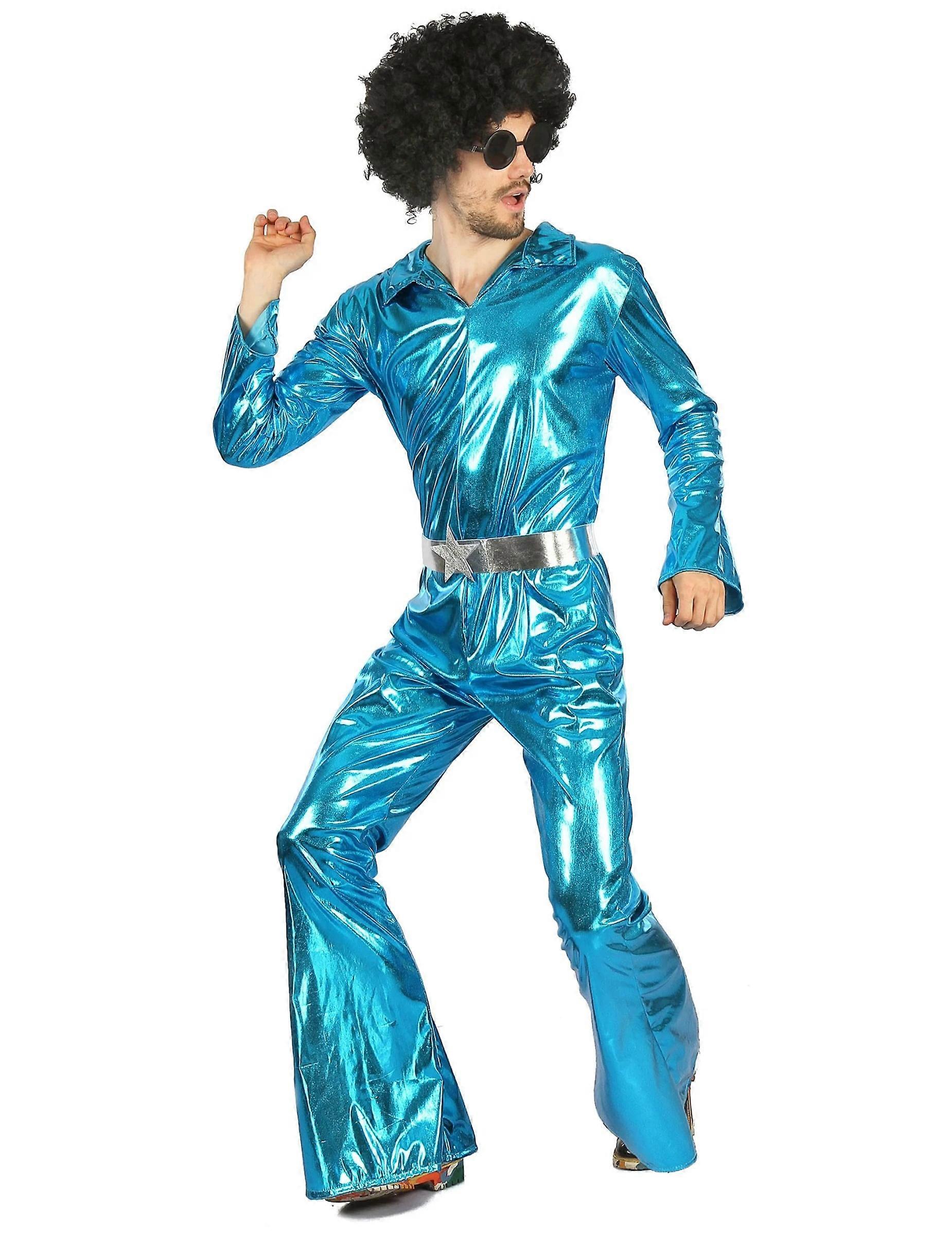Disco-deguisement för män, blå