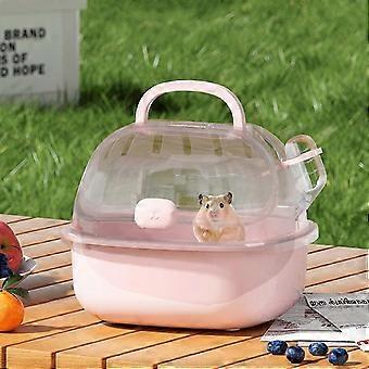 Small Animal Carrier Ventilated Pet Hamsters Gerbils Portable Travel Bottle