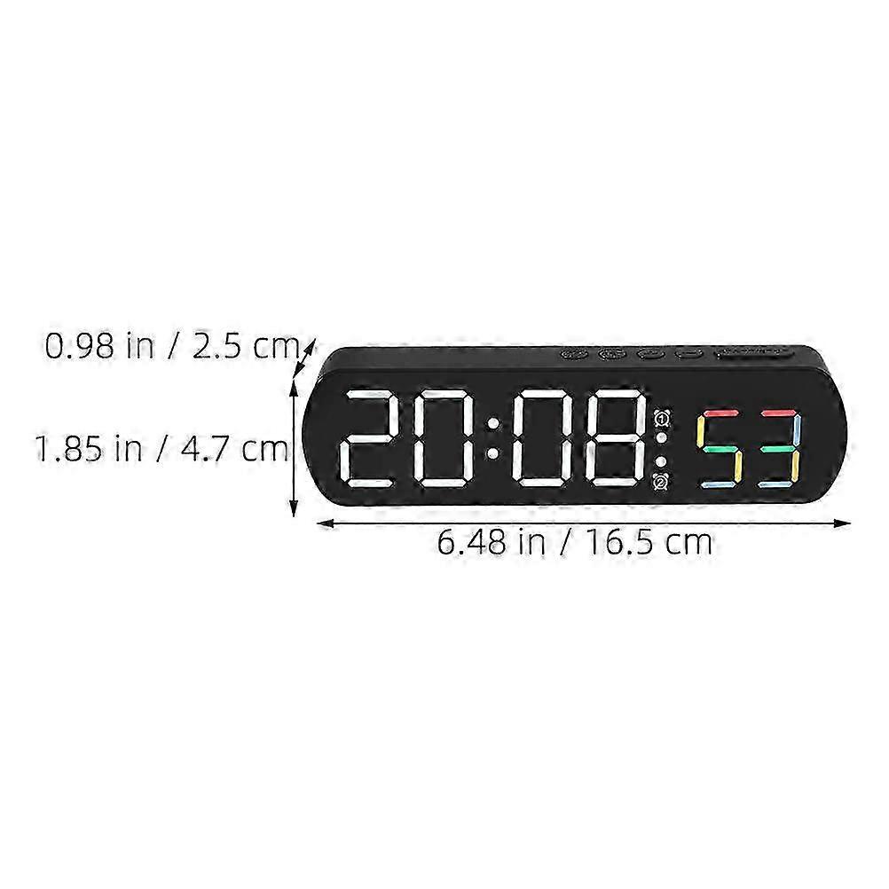 Digital Alarm Clock Multi-function Desk Clock With Temperature Display Countdown LED Timer