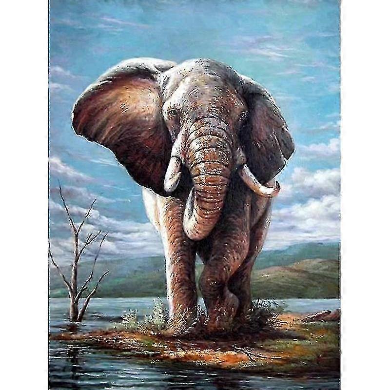 Full Drill Diamond Painting Elephant