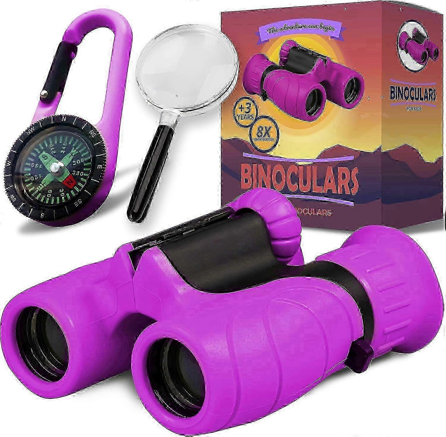 8x21 Kids Binoculars With Compass