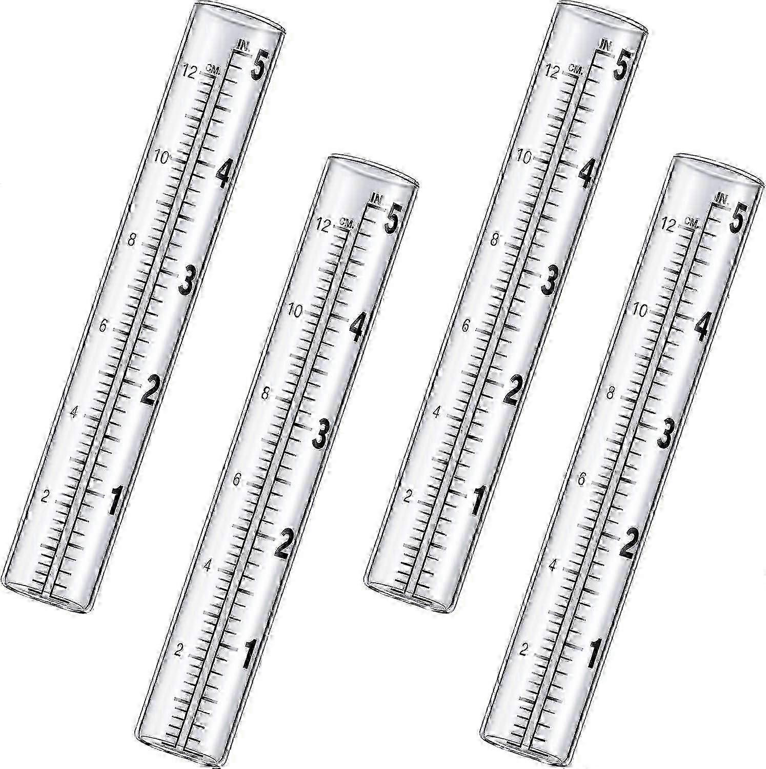 4 Pack Clear Rainfall Test Tube Set