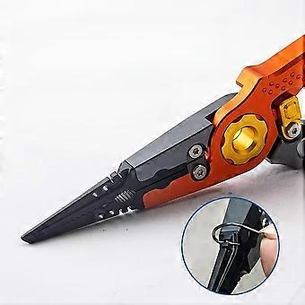 Fishing Pliers Line Cutter Multifunctional Knot Aluminum Alloy Scissors Hook Remover Fishing Equipment