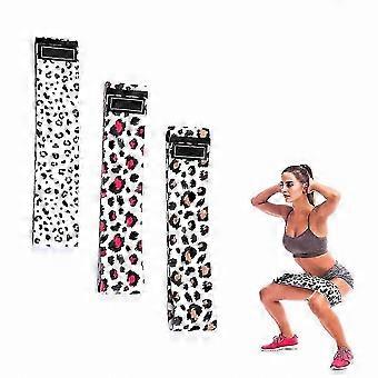 Butt and Leg Workout Bands for Women, 3-Pack Fabric Resistance Booty Bands - Yvan
