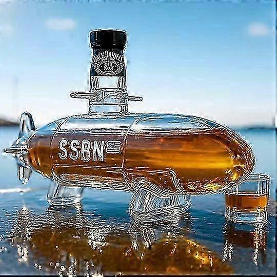 350ml Bald Eagle Glass Decanter