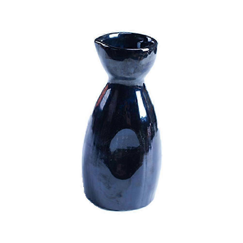 Hand-Fired Blue Ceramic Sake Pot