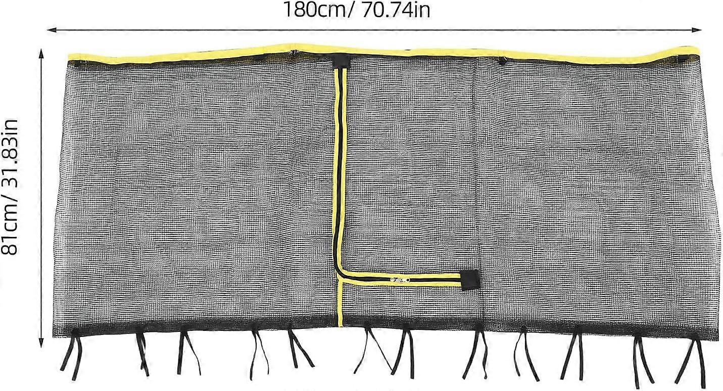 10ft Trampoline Replacement Net for Frame, Black