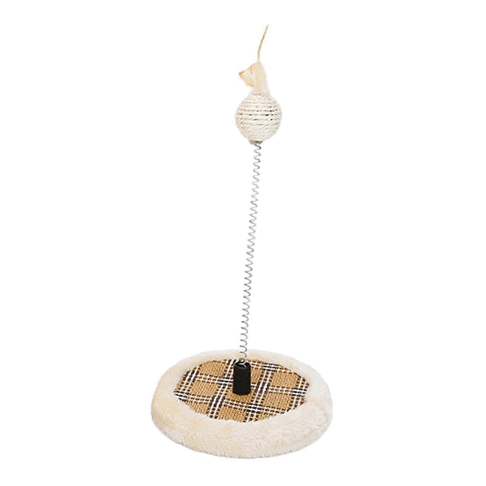 Interactive Scratcher With Spring Toy
