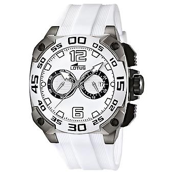 Lotus chrono watch for Unisex Analog Quartz with Polyurethane Bracelet L15791/1