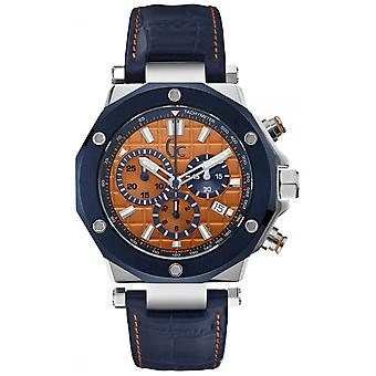 Gc- gc-3 Quartz Analog Men's Watch with Cowhide Bracelet X72031G7S