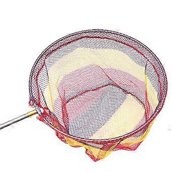Stretchable Fishing Net Pole for Fishing 5 Section Stainless Steel with Colorful Net