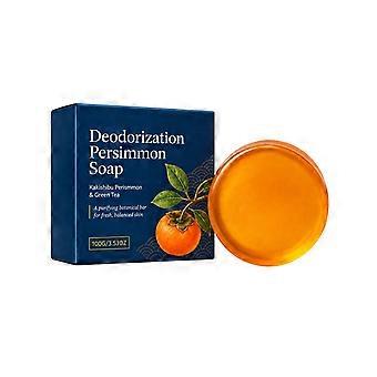 2pcs Persimmon Soap, Gentle Cleansing, Suitable for Face and Body, Fine - Foaming, Daily Care Soap