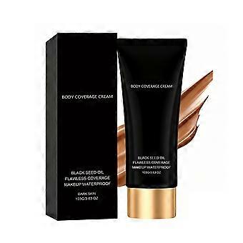 2pcs Foundation Cream, Waterproof, Concealer for Deep Skin Tone, Lightweight and Skin-Friendly