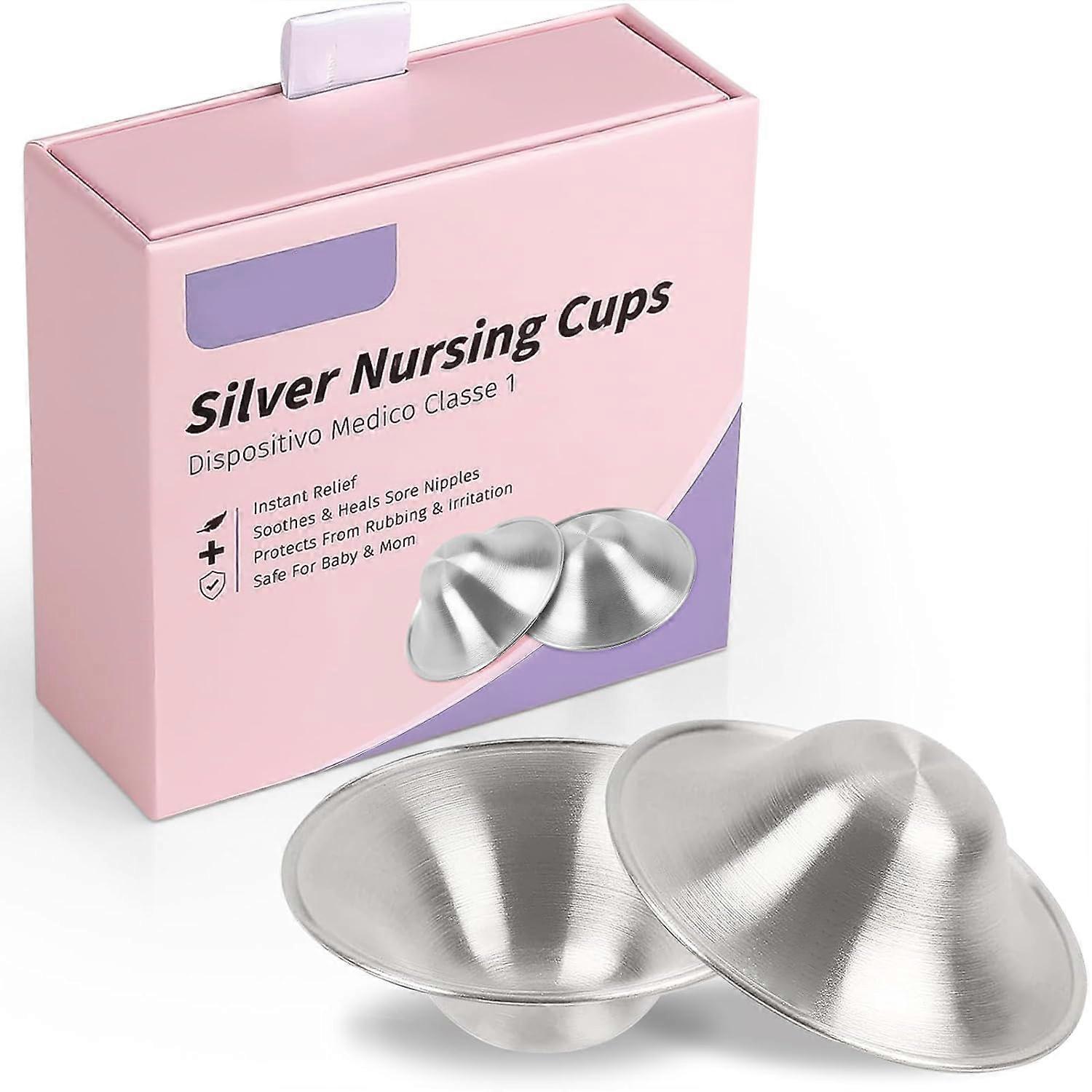 Silver Nipple Guards For Comfortable Nursing
