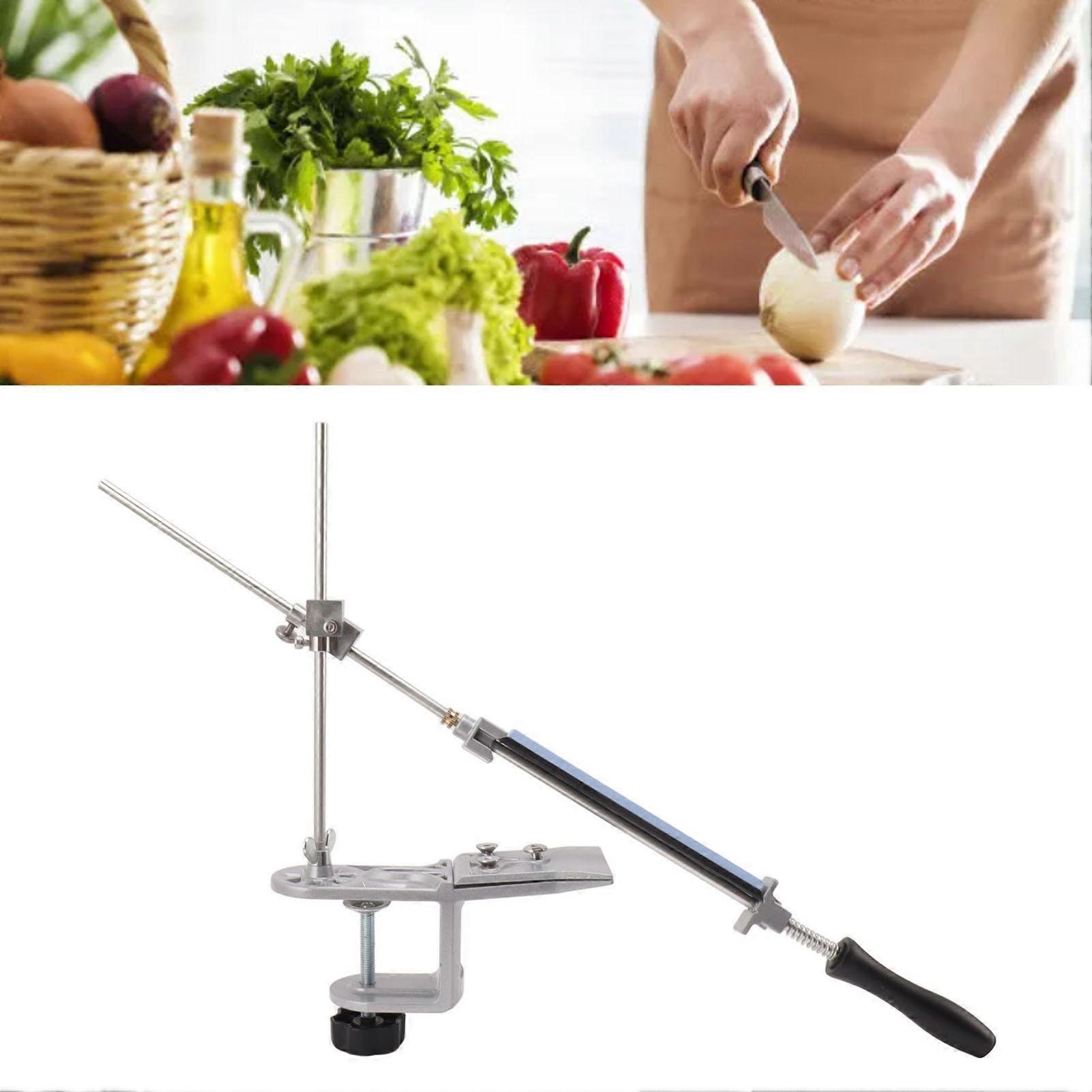 RH 07 Kitchen Knife Sharpener Knife Light Weight Polishing Tool Multi Function Knife Sharpening System for Home Clamping
