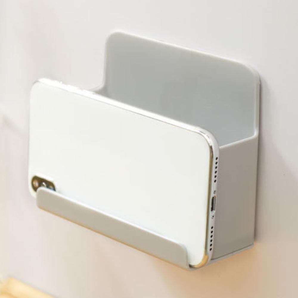 Wall Mounted Remote Control Holder Hanger Phone Storage Box Rack