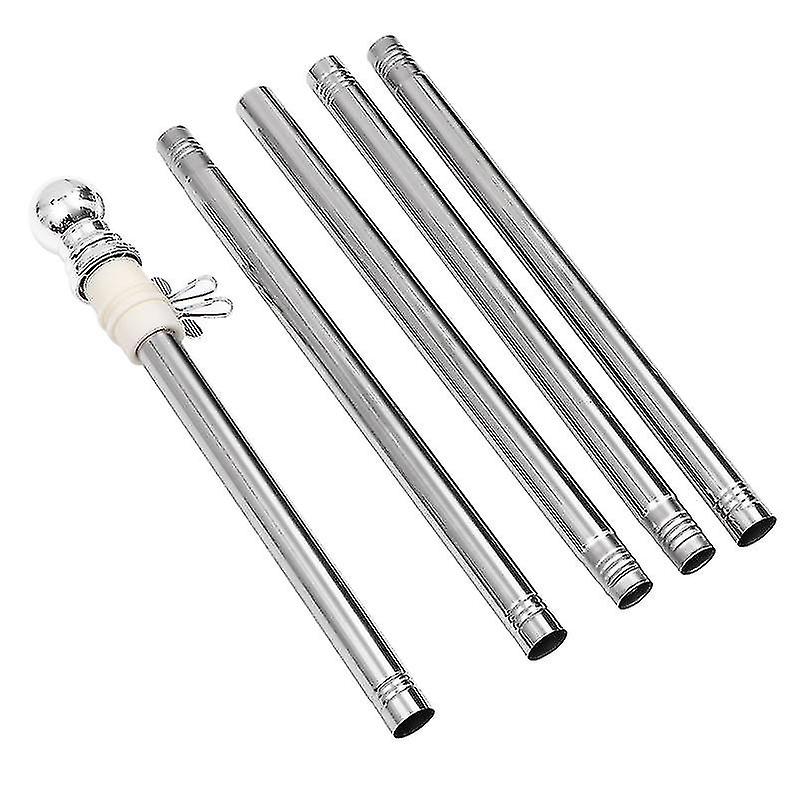 Wall Mount Flagpole Kit Professional Flag Pole For House Garden Yard